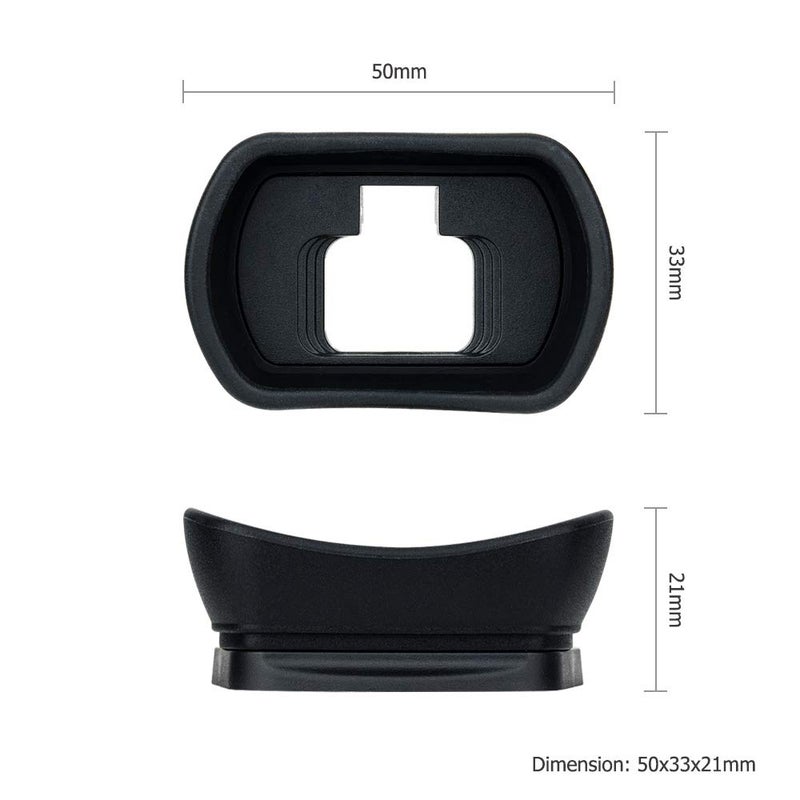 Kiorafoto Soft Silicon Camera EVF Viewfinder Eyecup Eyepiece Eyeshade for Nikon Z6III Z5II Z6II Z7II Z6 Z7 Z5 Replaces Nikon DK-29 Eye Cup Protector (Does Not Fit Z9!) - Image 5